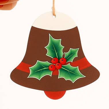 Julprydnad i rostig plåtmetallklocka för wholesale av Factory Direct Craft