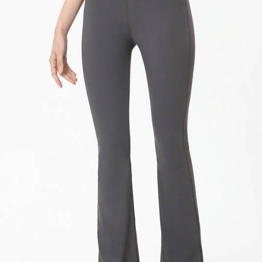 High Rise Flared Yoga Pants for wholesale by Active by Anna-Kaci