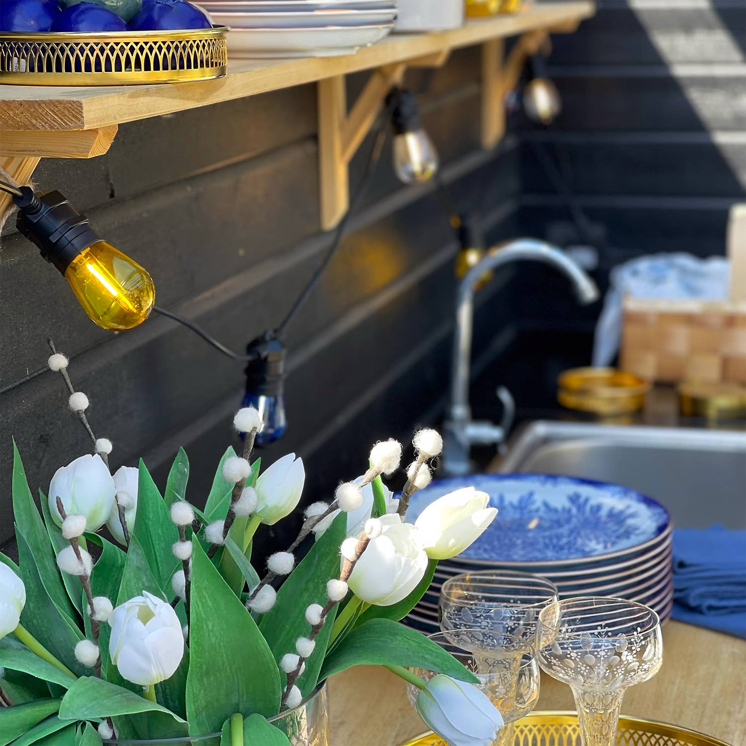 LightsOn - Wholesale Outdoor/Lawn Light - Deco bulb x 5, E27 12V (warm white)6