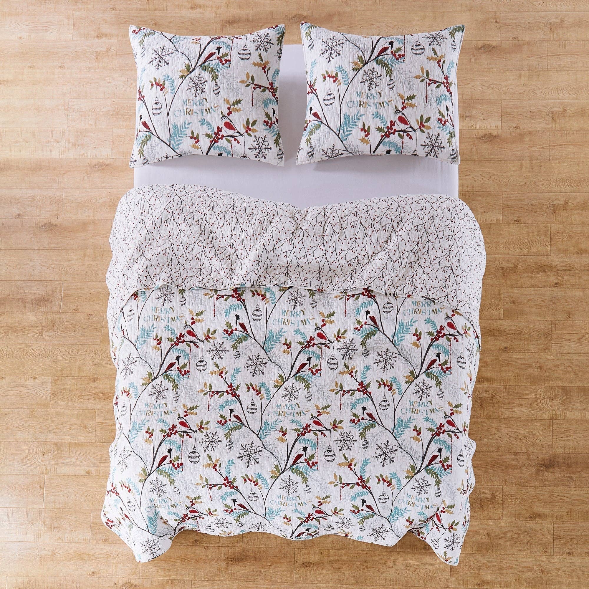 Groen Holly dekbedset voor groothandel op Faire2
