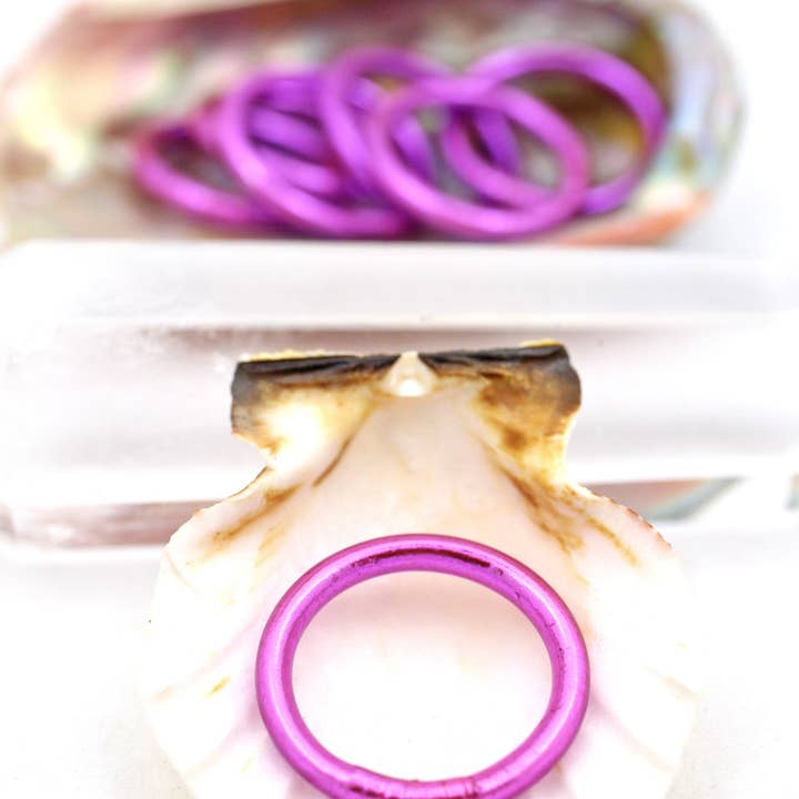 Woman Shops World - Vente Anneau/bague à empiler - Bagues de temple bouddhiste thaïlandaises simples, colorées, Kumlai13