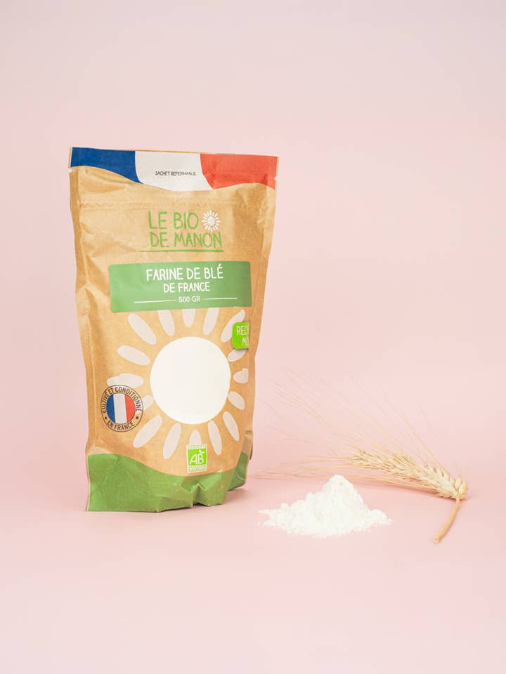 Harina de trigo T65 de Francia para venta al por mayor de Le bio de Manon