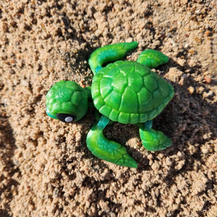 Altered Matter - Wholesale Fidget Toy - Kids - Adorable Sea Turtle Buddy- 3D Printed Fidget