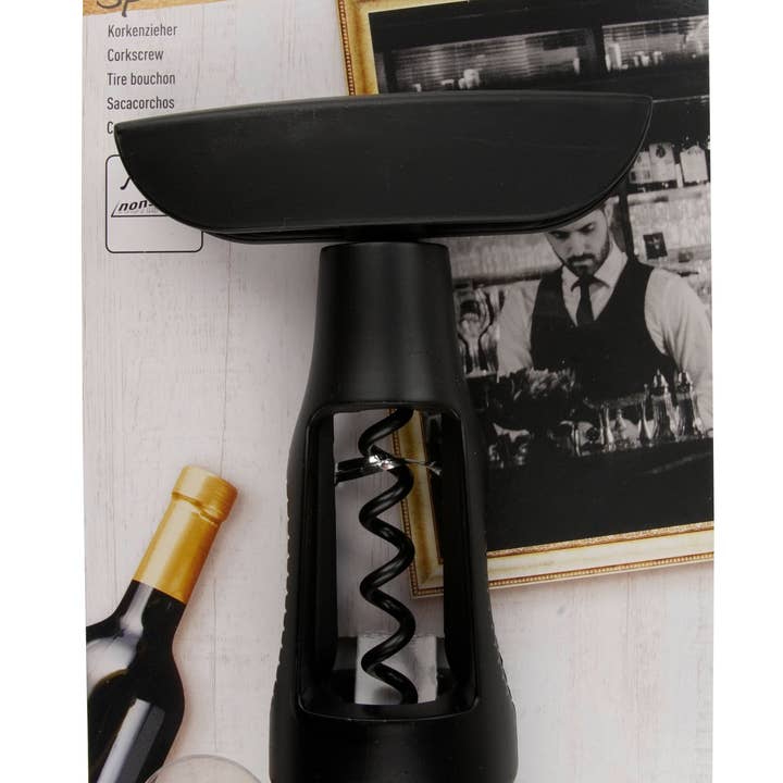 Fackelmann – wholesale Bottle/wine opener – Fackelmann Spectre auger corkscrew1
