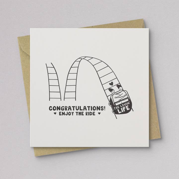 Kwohtations - Wholesale Wedding Card - Enjoy the Ride Wedding Card1