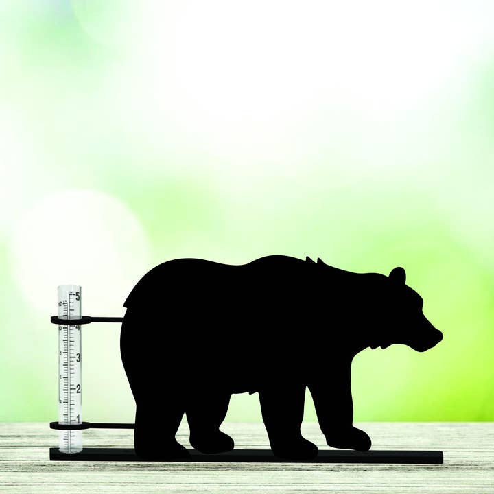 Bear Rain Gauge for wholesale by Steel Grace