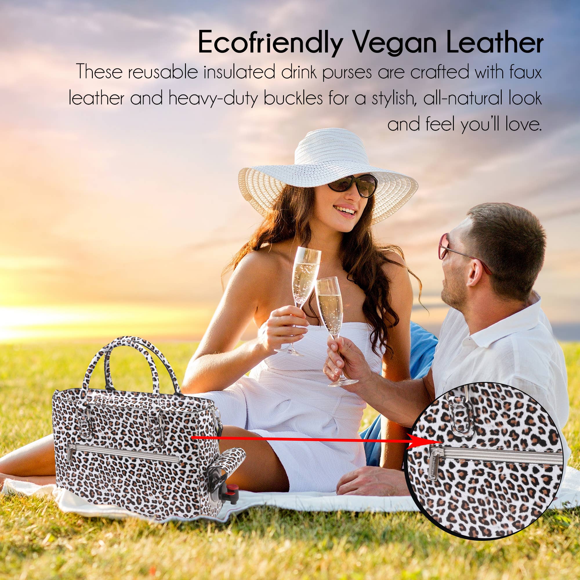 Primeware Inc. – wholesale Vinkasse – Drink handväska | Vin handväska Safari Design8