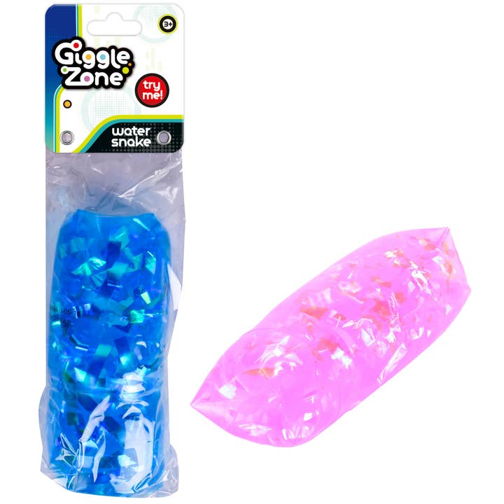 Variety Distributors - Wholesale Toy Set - Kids - Giggle Zone Water Snake (Blue & Pink) 12 unit Display