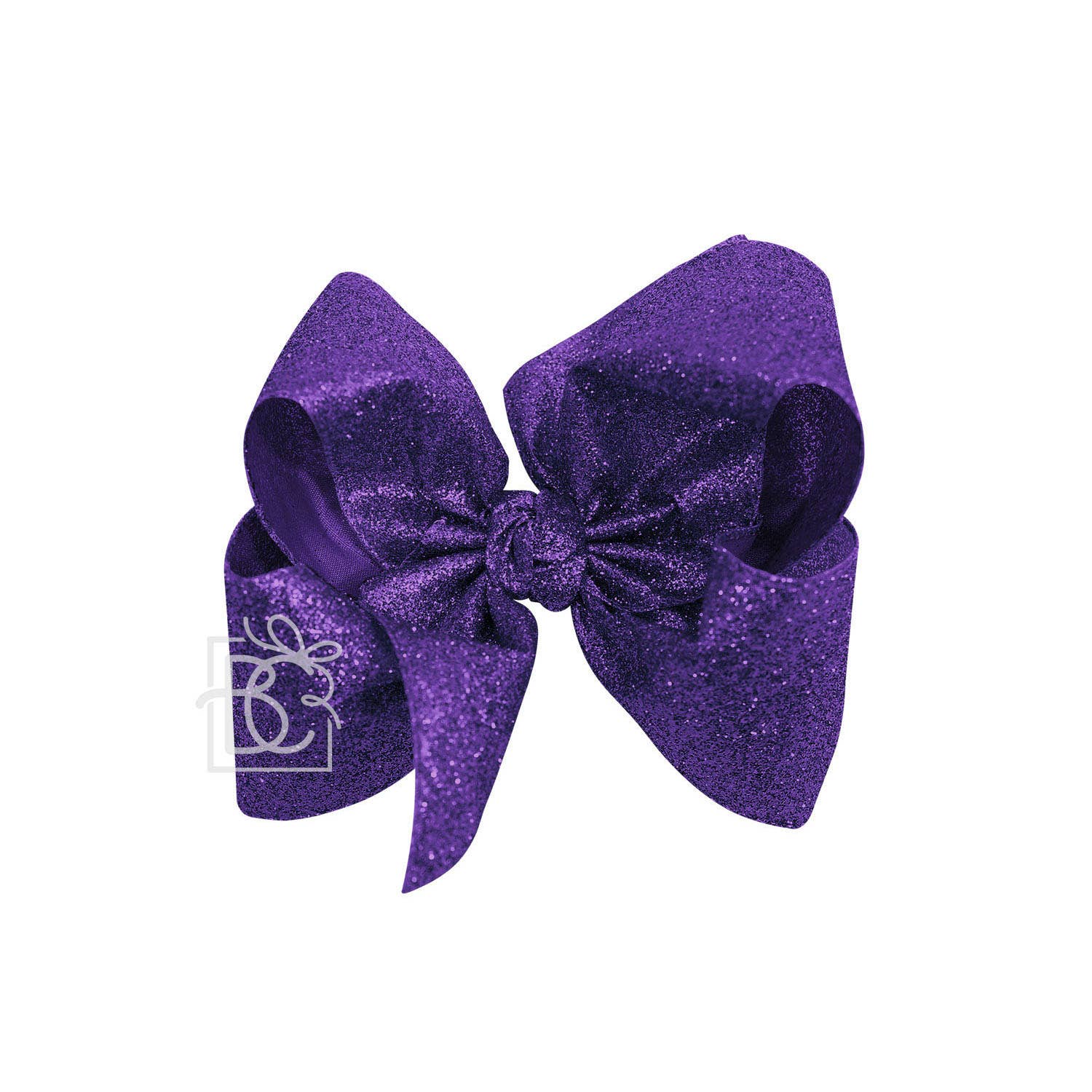 Beyond Creations, LLC - Wholesale Hair Bow - Kids - GLITTER METALLIC BOW ON CLIP26