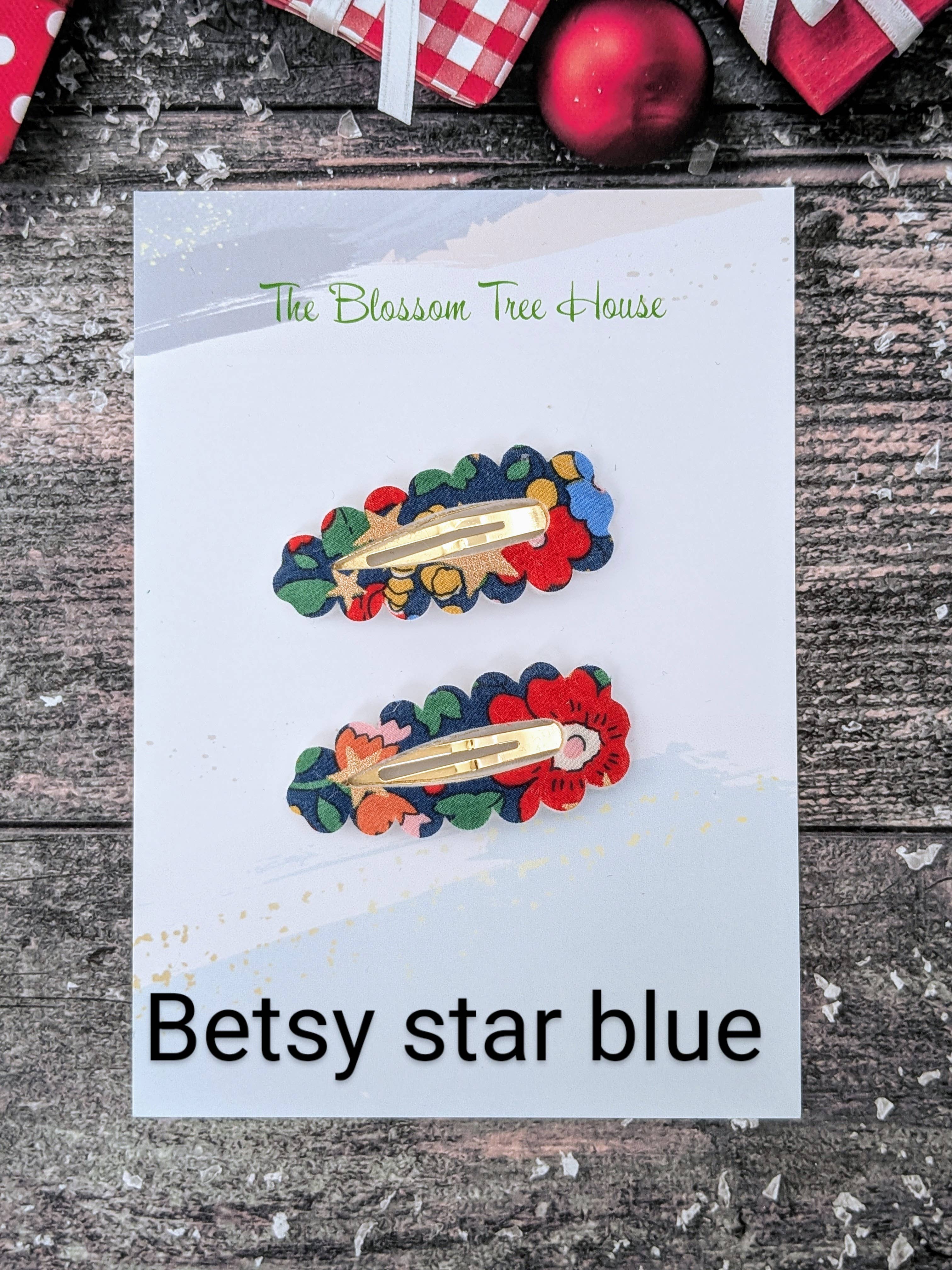 The Blossom Tree House - Wholesale Hair Clip - Kids - Liberty of London fabric hair clips0