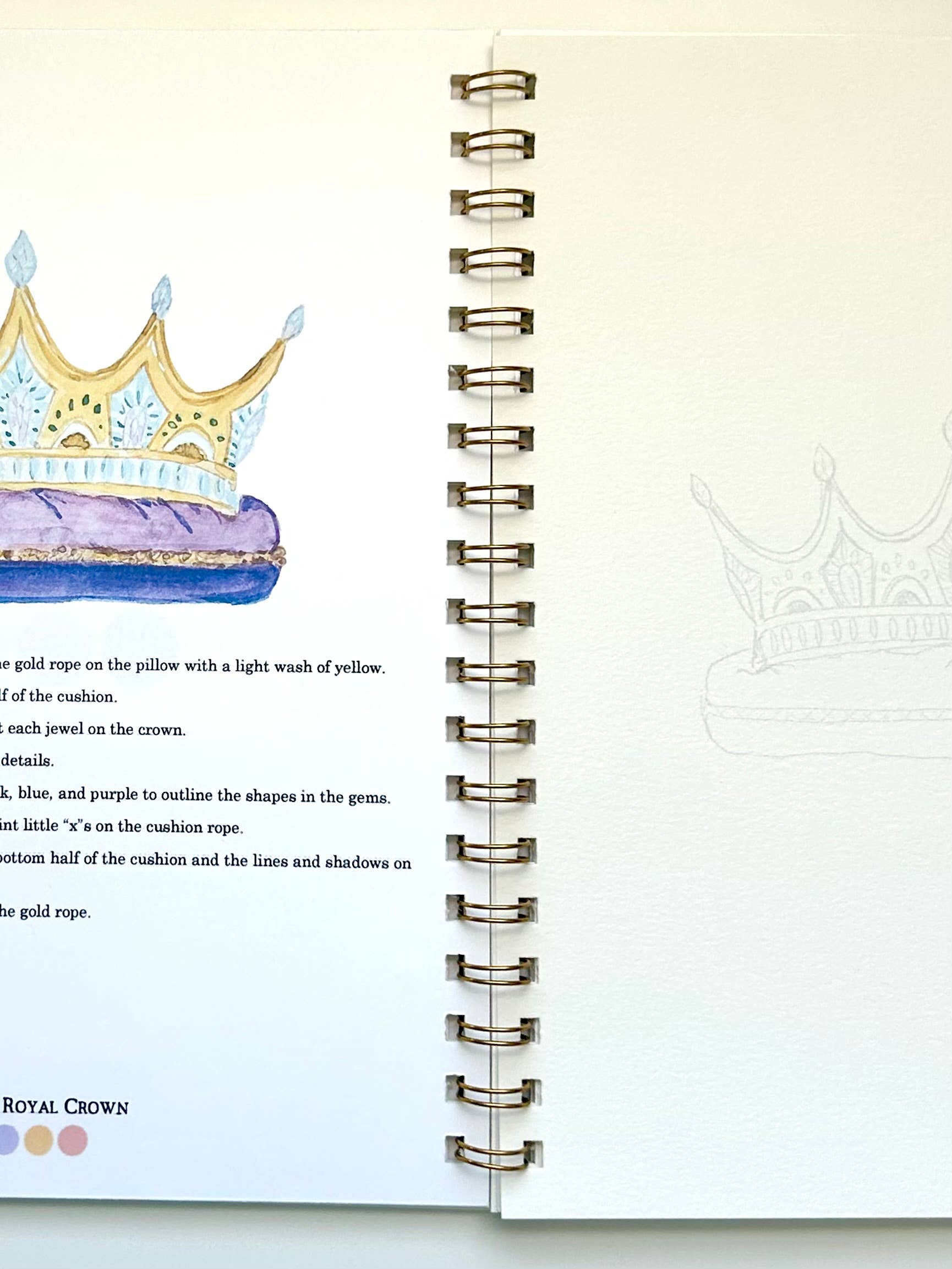 Paint & Pigment Studios - Wholesale Sketchbook/Sketchpad - Fairytale Watercolor Workbook3
