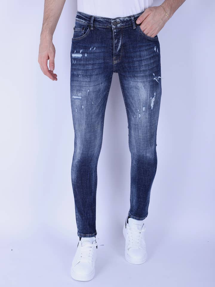 Stone Washed Jeans Men’S - Slim Fit -1103 for wholesale by Local Fanatic