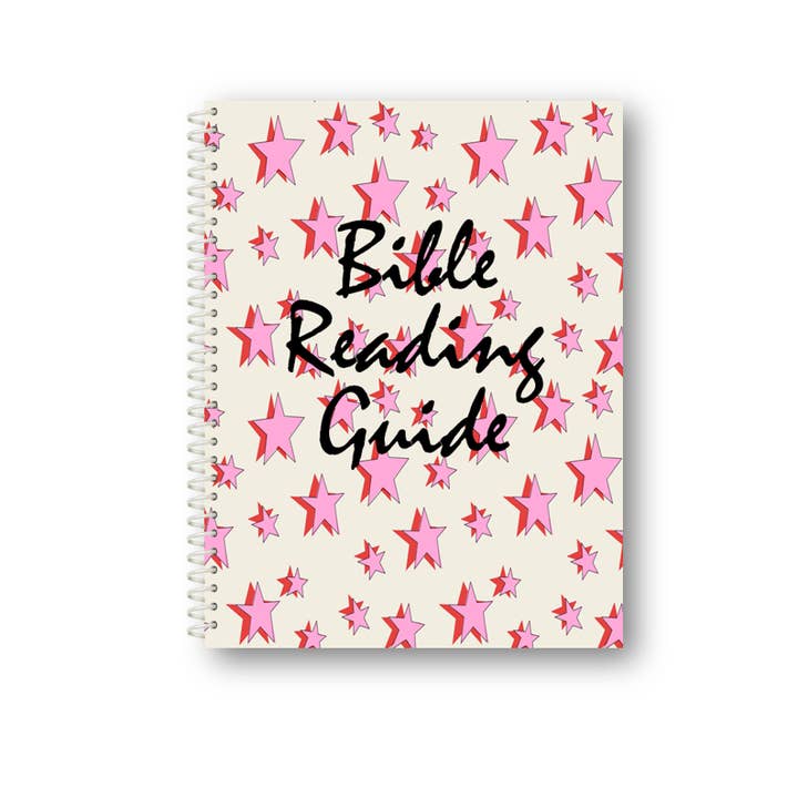 Lamp Light Journals - Vente Journal intime - Guide de lecture de la Bible, journal à spirales, couverture étoilée1