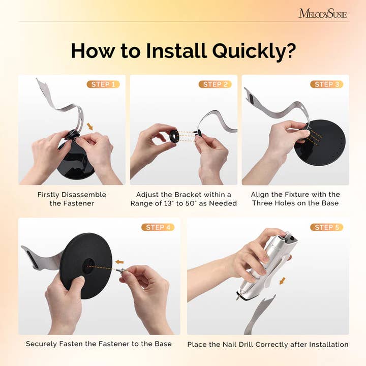 melodysusie - Wholesale Nailcare Set - Nail Drill Machine Holder with 10 Holes Nail Drill Bits
