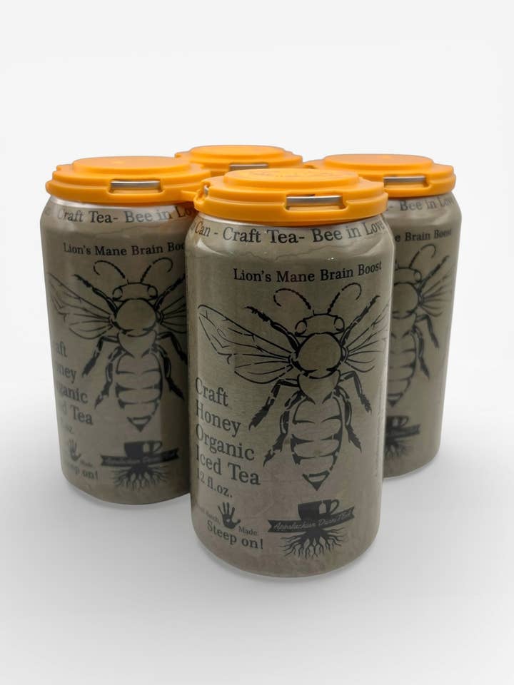 Lion's Mane Organic Brain Boost Tea with Honey for wholesale by Wehrloom Honey