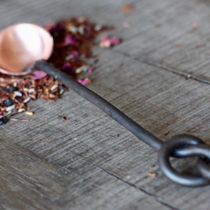Wicks Forge - Vente Cuillère doseuse - Cuillères à café en cuivre et en acier (1 c. à thé)8