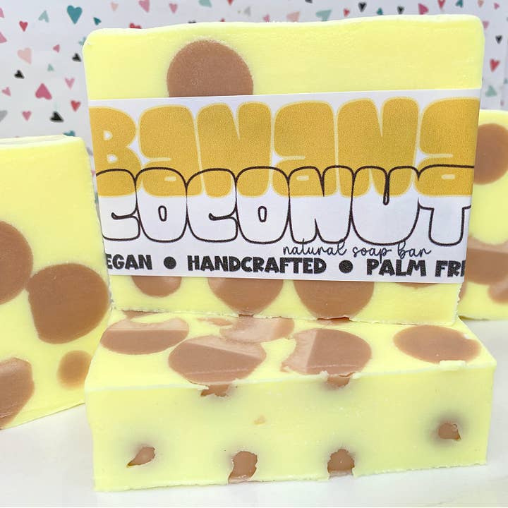 Banane Noix de Coco - Savon Artisanal - Printemps/Été pour la vente par The Little Bubble
