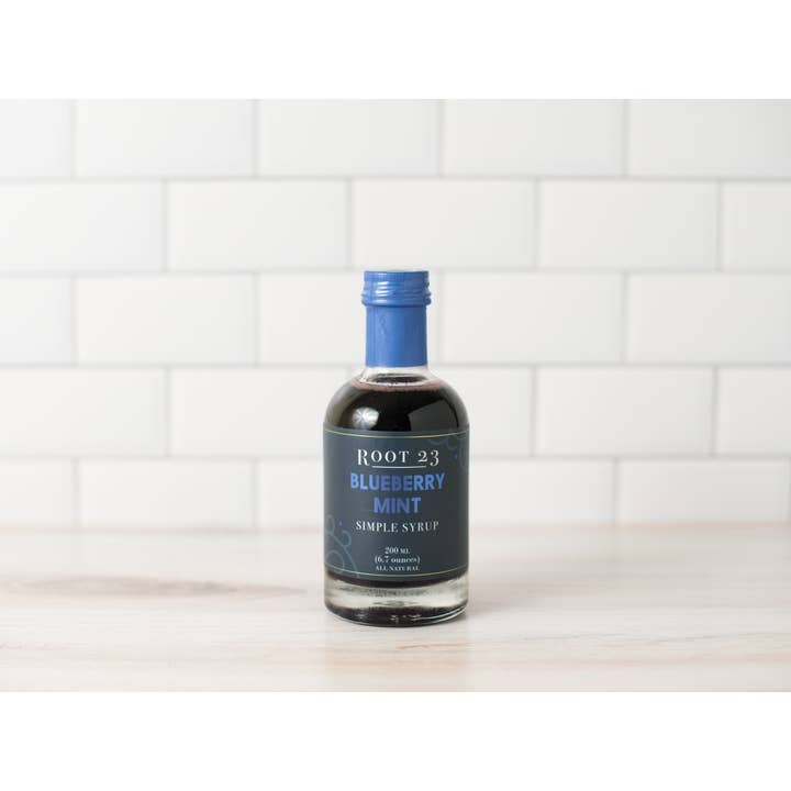 ROOT 23 - Wholesale Cocktail Mix/Syrup - Blueberry Mint Simple Syrup