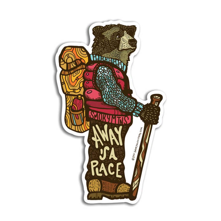 Great Smoky Mountains Walking Bear for wholesale by Smoky Outfitters