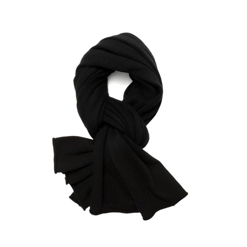 elenomad - Wholesale Scarf - Unisex - LOOSE EDGE - 100% Pure Cashmere Knitted Wrap Scarf , 60*180 cm0