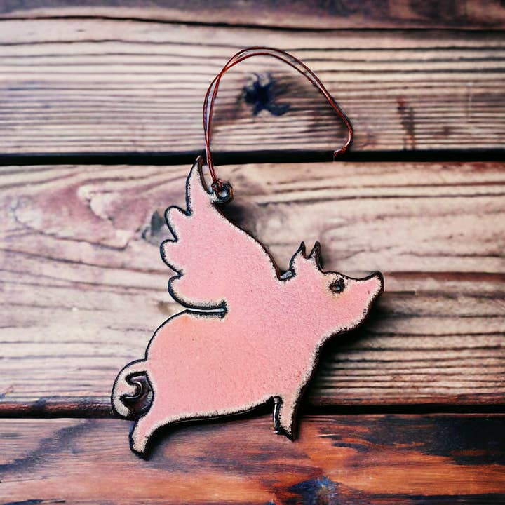 Pig Ornament funny gift farmhouse decor eco friendly impulse for wholesale by Iron Jewel