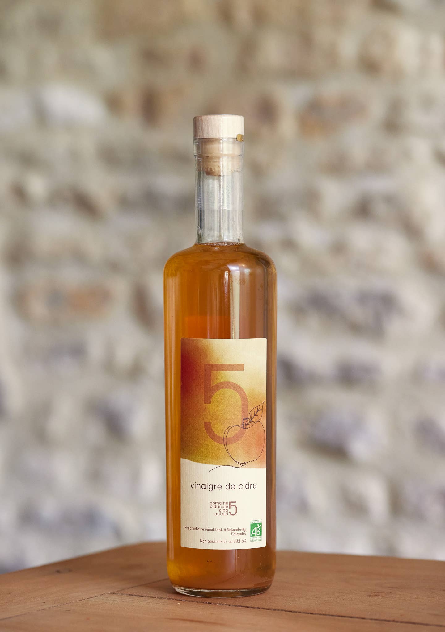 Domaine des 5 Autels - Wholesale Vinegar - Organic Apple Cider Vinegar - Unfiltered (contains the mother)1