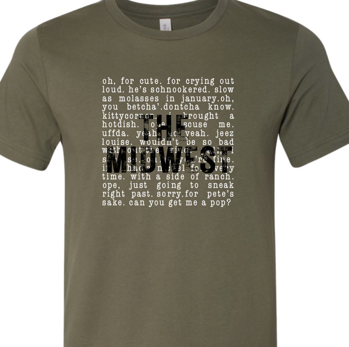 Kiki's Boutique - Wholesale Screen Printed T-Shirt - Women's - The Midwest Sayings Tee4
