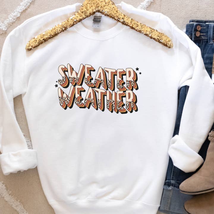 Camisola Weather Fall Sweatshirt por atacado de Londas Trendy Tees