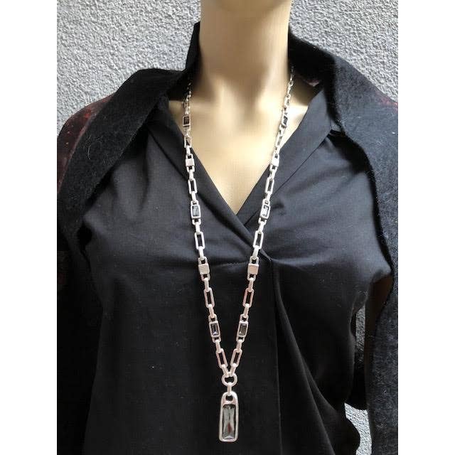Modern Recta-Chain Necklace for wholesale by Volare