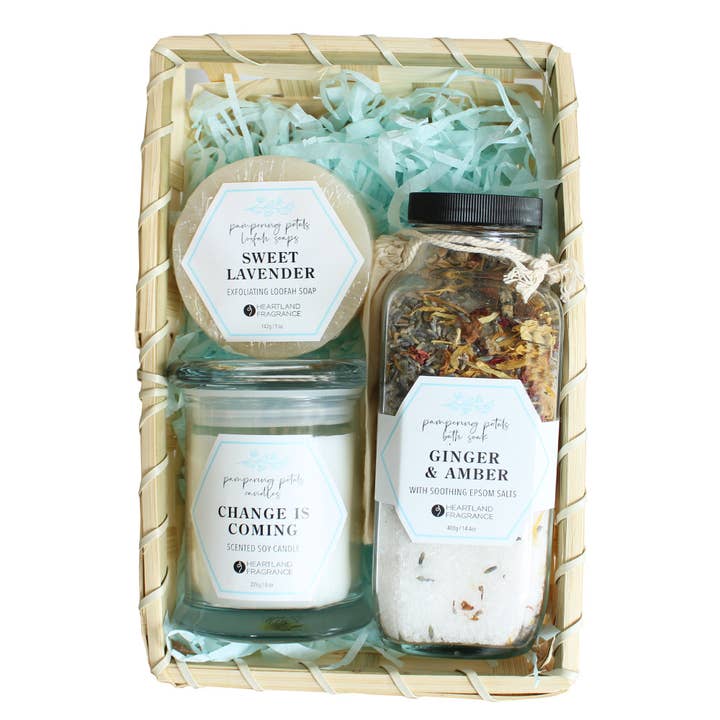 Pampering Petals All Inclusive Gift Set for wholesale by Heartland Fragrance