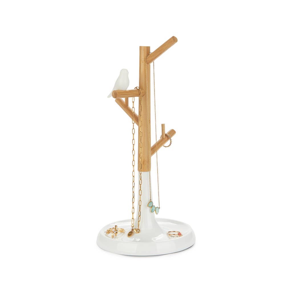 Balvi - Wholesale Jewelry Stand & Display - Collar stand, Birdie, bamboo/plastic0