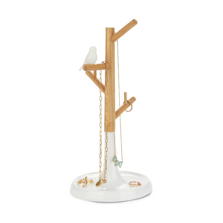 Balvi - Wholesale Jewelry Stand & Display - Collar stand, Birdie, bamboo/plastic0