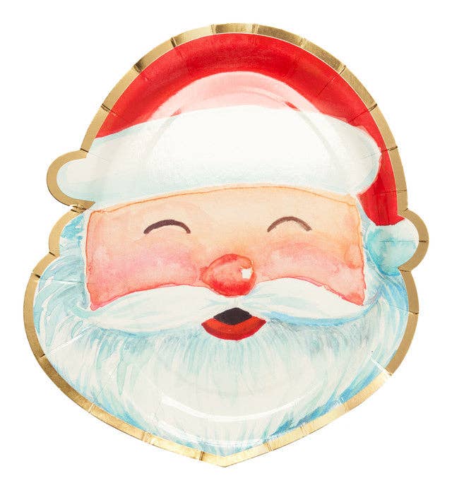 Wholesale Santa Salad Plate Jolly Holiday/8 pkg for your store - Faire