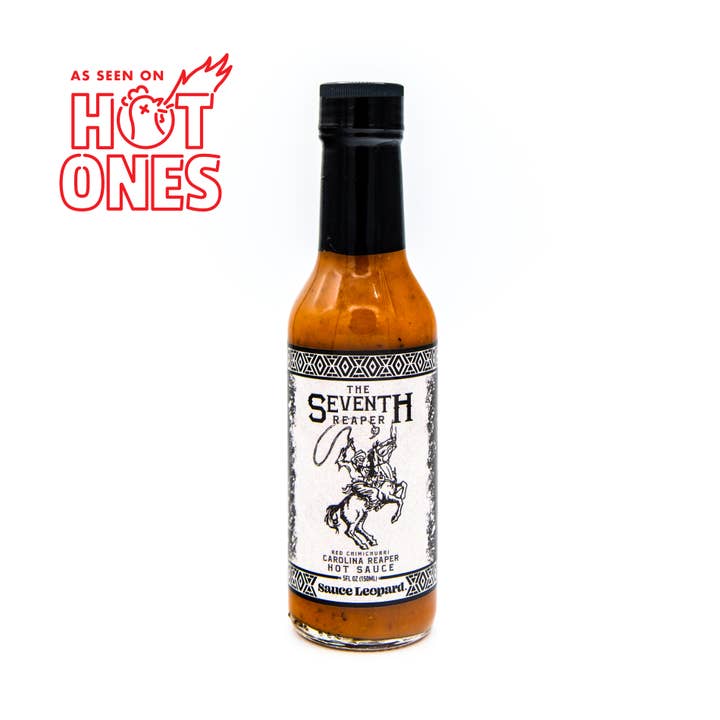 The Seventh Reaper (vu sur Hot Ones) - Sauce piquante 5 oz pour la vente par Sauce Leopard