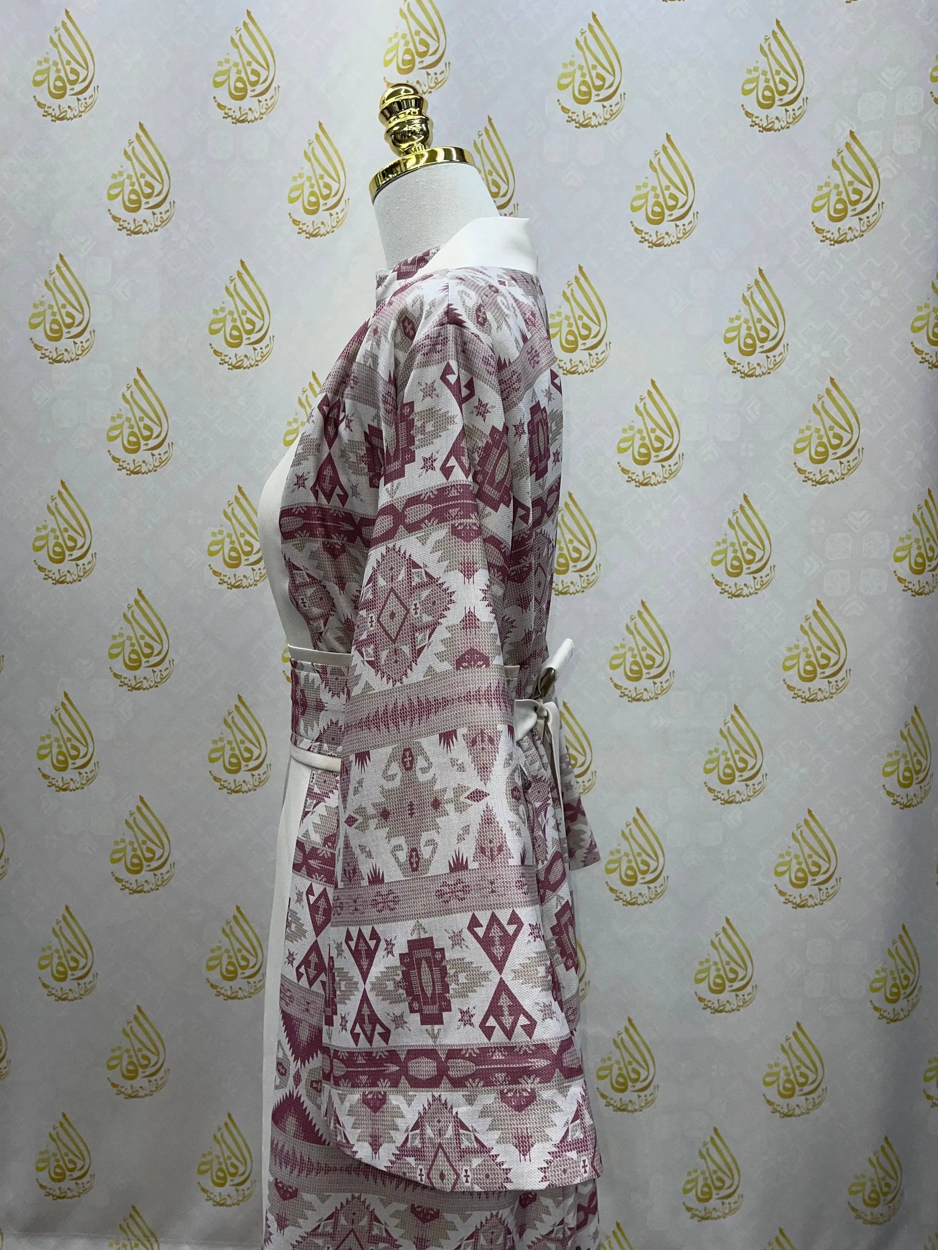 Palestinian Elegance - Wholesale Kaftan - Women's - Satin Silk Kaftan: Luxurious Comfort and Elegant Style19