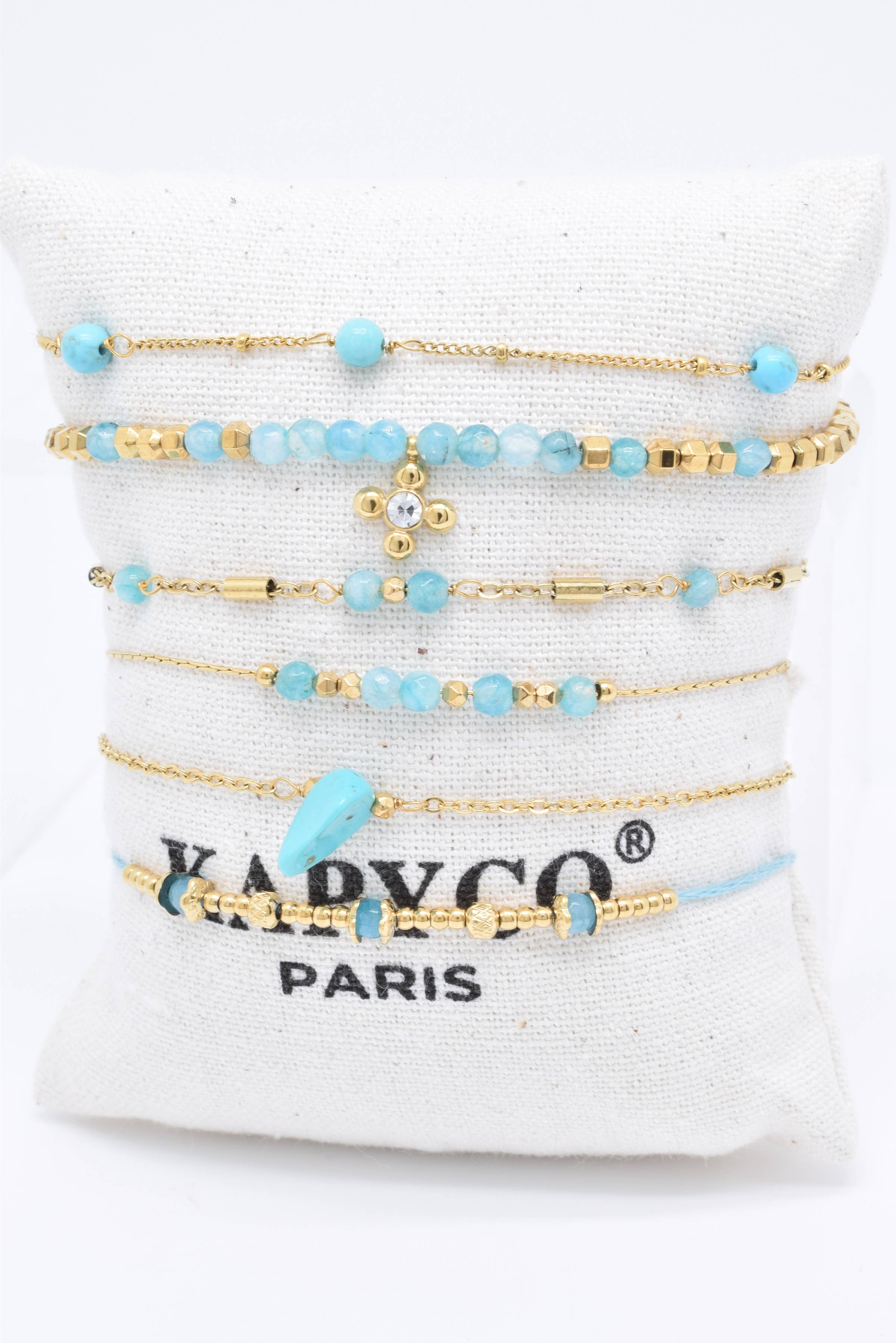 Kapyco - Wholesale Jewelry Set - WRISTBAND - BR110192OR-BL1
