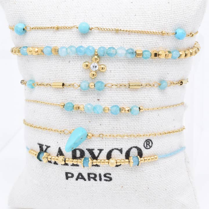 Kapyco - Wholesale Sieradenset - POLSBANDJE - BR110192OR-BL1