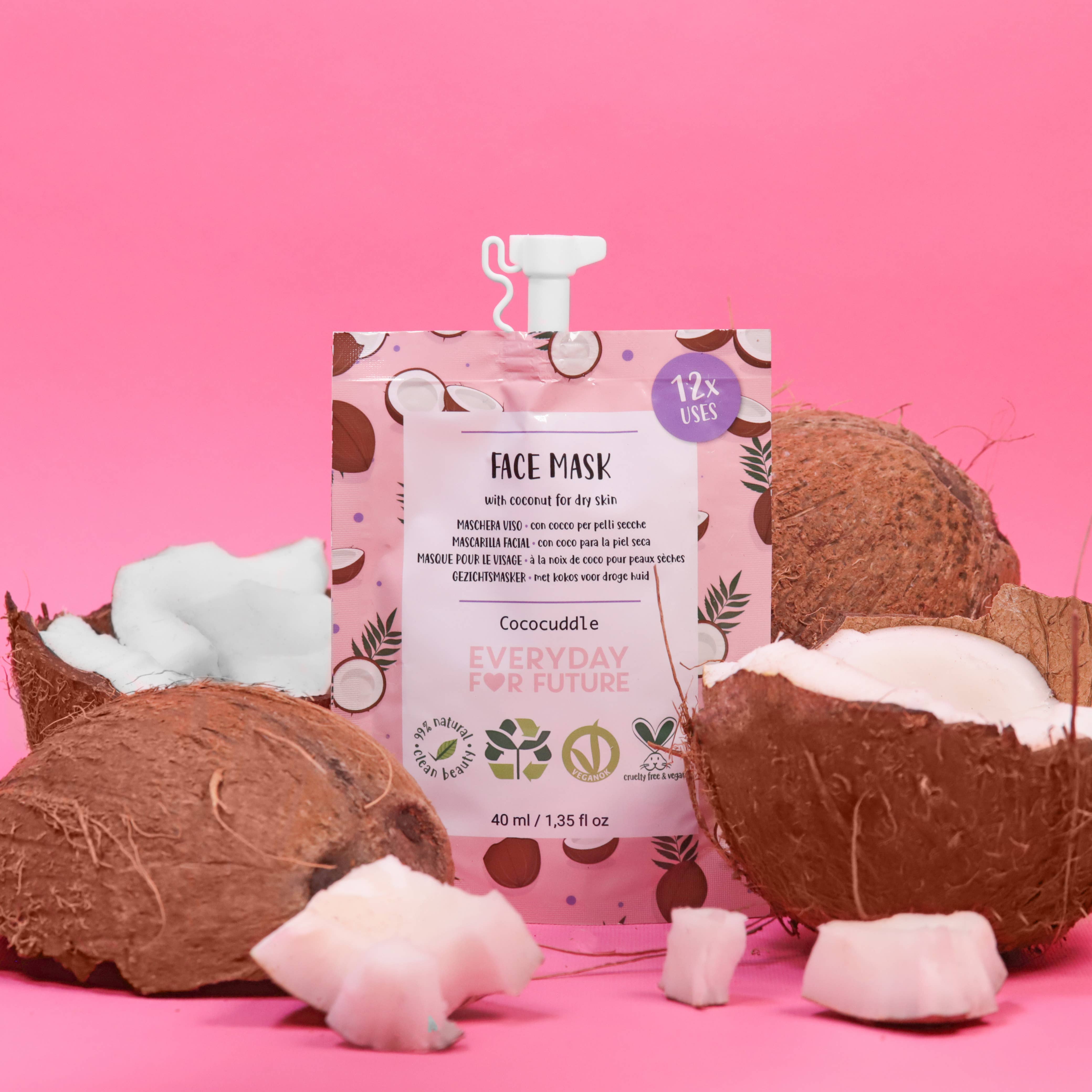 Everyday For Future - Vendita all'ingrosso Maschera viso - Maschera Viso Emolliente con Olio di Cocco