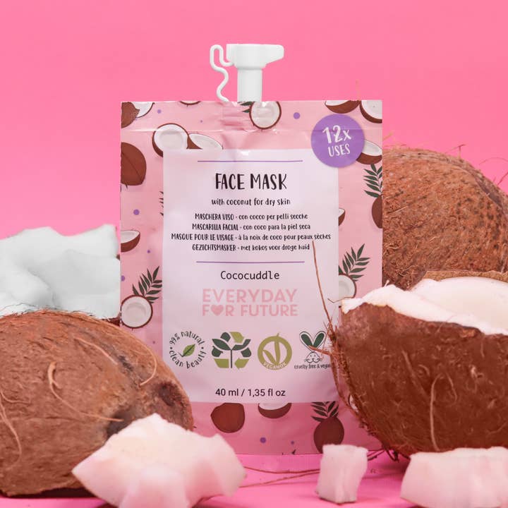 Everyday For Future - Vendita all'ingrosso Maschera viso - Maschera Viso Emolliente con Olio di Cocco0