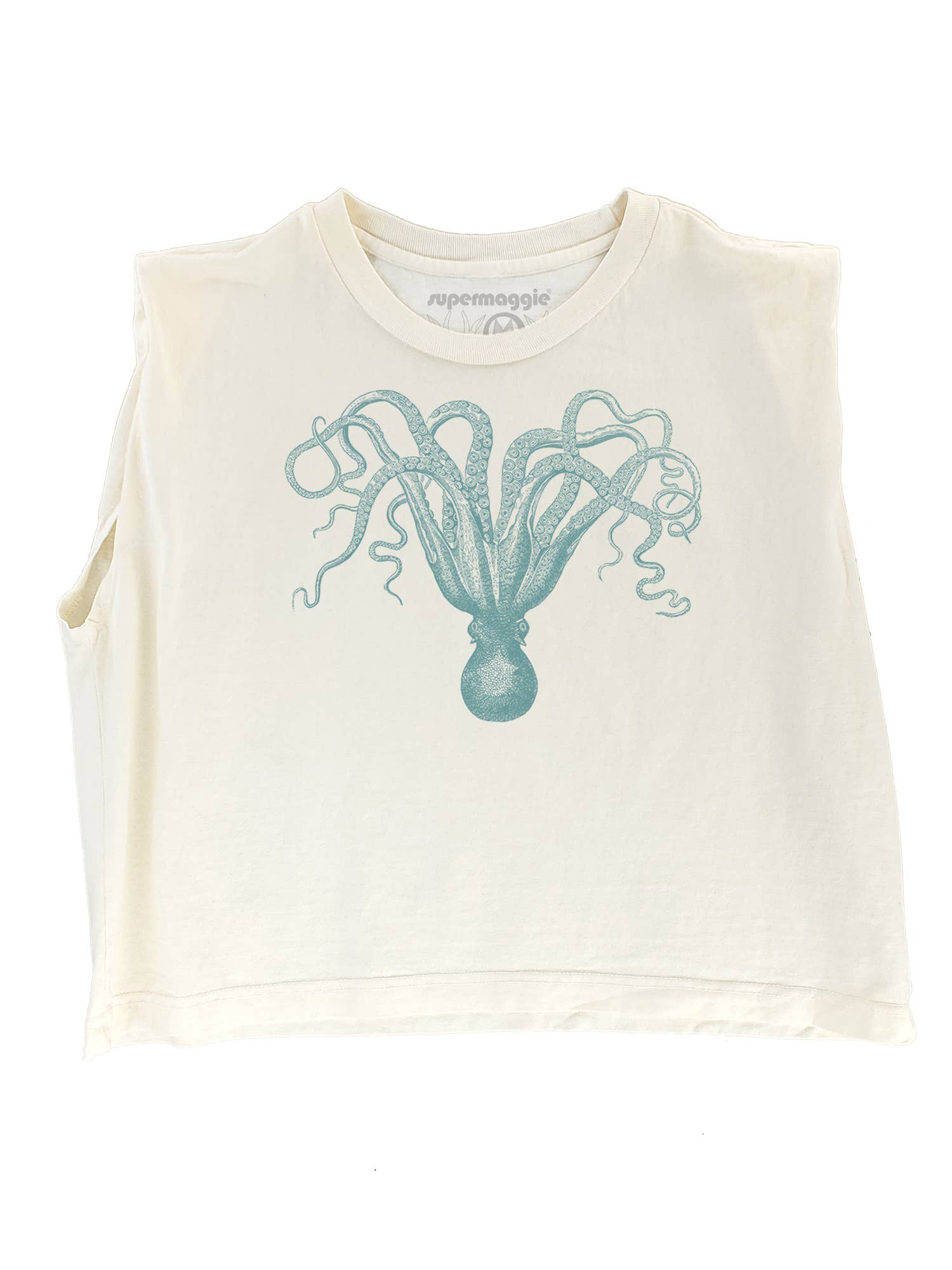 Supermaggie @ Faire - Wholesale T-Shirt (Graphic) - Women's - Octopus Maisie Heavyweight Muscle Tee1