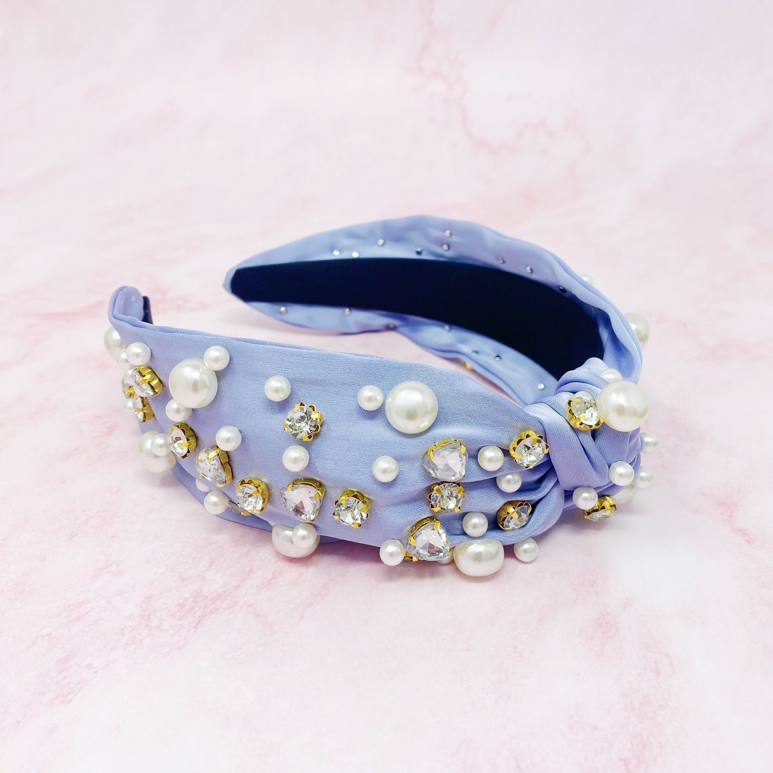 Ellison+Young - Wholesale Fashion Headband - Women's - My Winslet Jeweled Satin Headband14