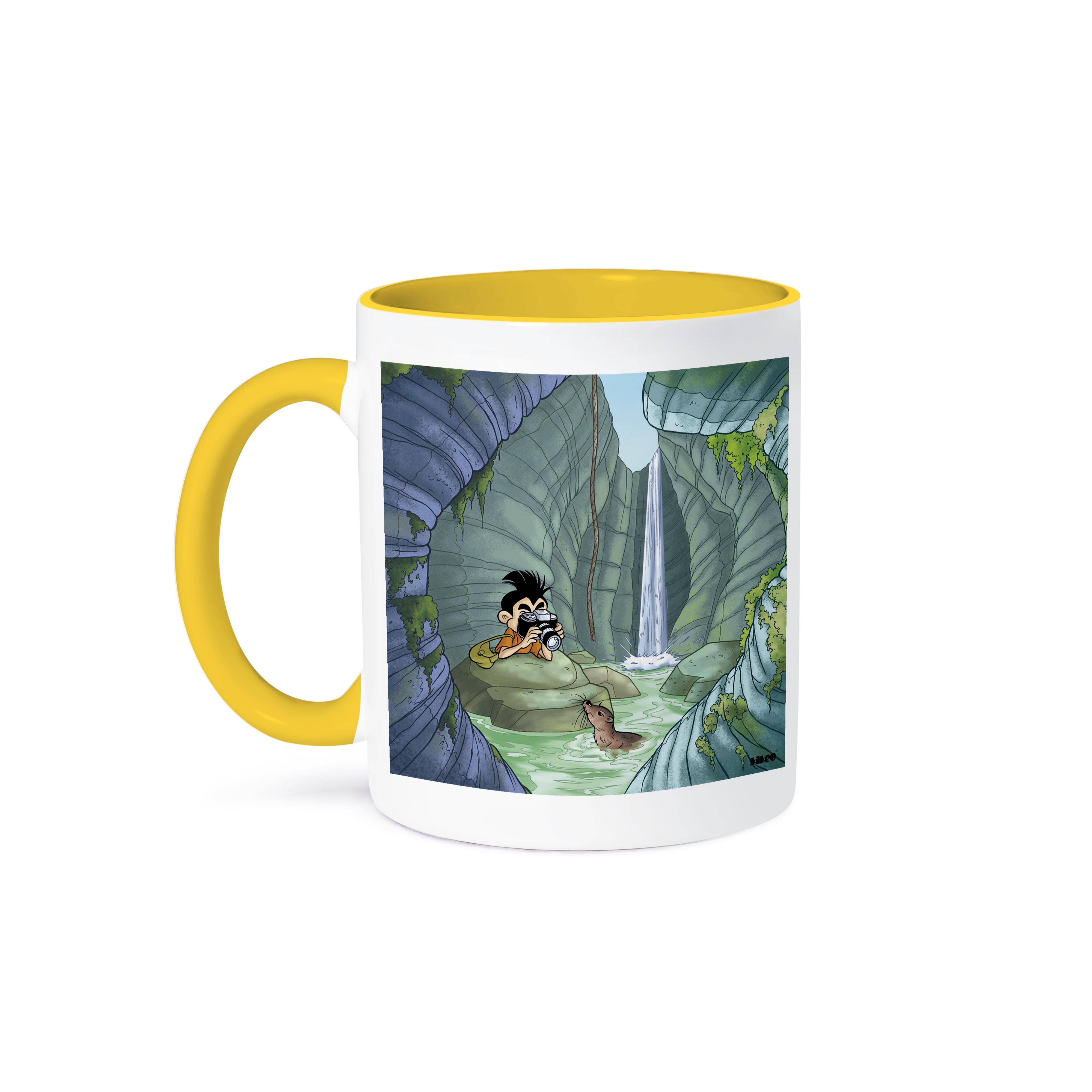 3dRose - Wholesale Coffee Mug - 3dRose, Kikeo speleologist photographs a river otter, Mug0