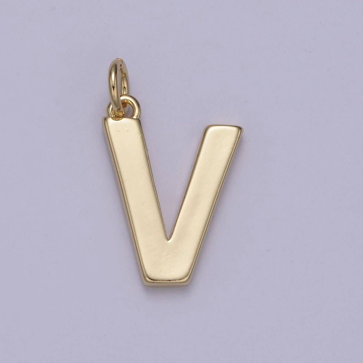 Aim Eternal – wholesale Individual charm/pendant – 14k Gold Filled Minimalist Font Initial Letters Pendant Charm Wholesale Jewelry Supply A-703-A-71521
