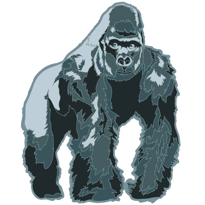 Gorilla Realistisk Pin för wholesale av Little Critterz