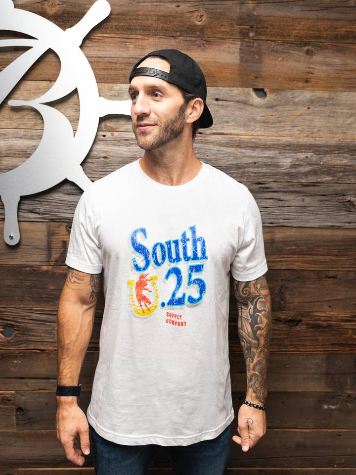 South .25 T-shirt por atacado de South Quarter