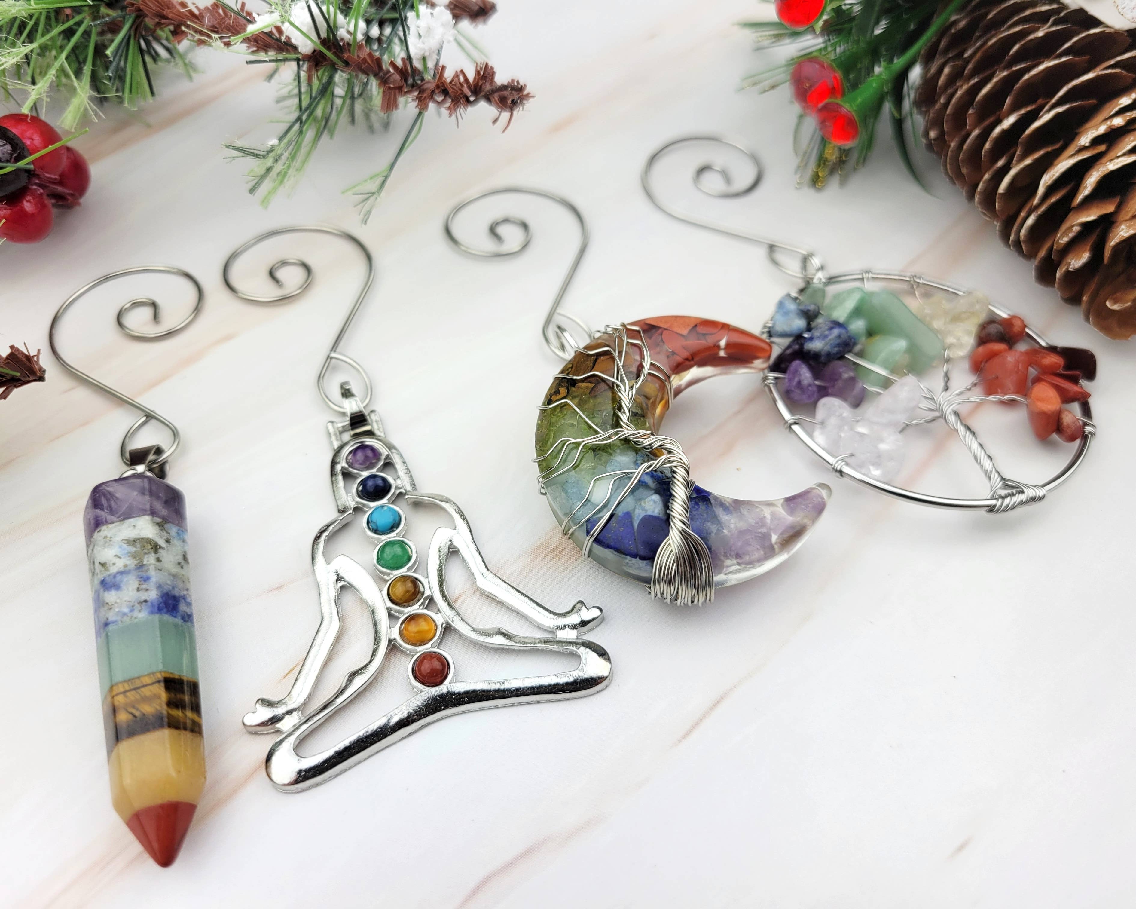 WonderLight Jewelry – Conjunto de ornamentos por atacado – Conjunto de Ornamento Chakra Yoga - Chakra/ Balance12