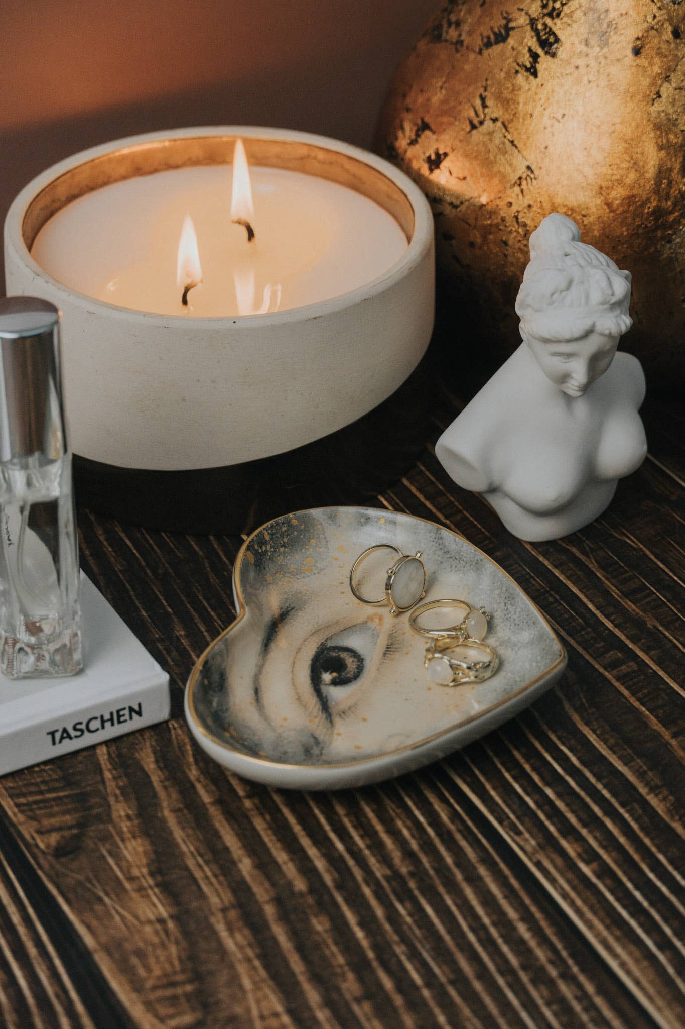 Spitfire Girl - Wholesale Jewelry Dish - Stardust Eye Ceramic Heart Dish3