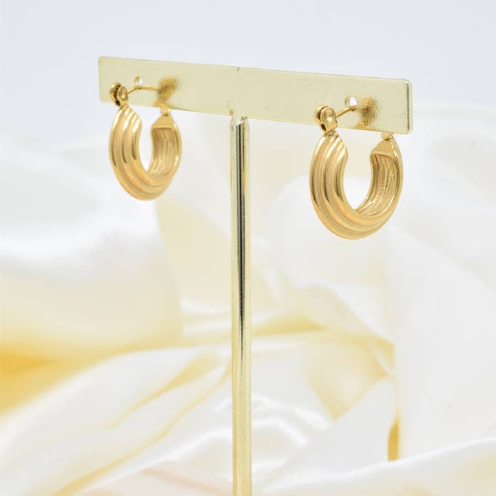 stainless steel earrings - BO100248 for wholesale by Kapyco