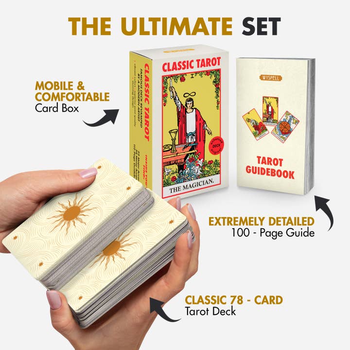Wyspell - Wholesale Tarot Cards - Wyspell Classic Tarot Cards - Light Edition2