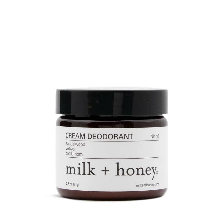 Milk and Honey - Wholesale Deodorant - Unisex - Cream Deodorant, Nº 46 Sandalwood, Vetiver, Cardamom